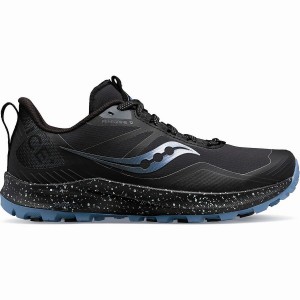 Women's Saucony Peregrine ICE+ 3 Running Shoes Black | Australia S64793-D92