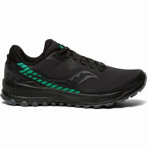 Women's Saucony Peregrine ICE+ Trail Running Shoes Black | Australia S32764-J94