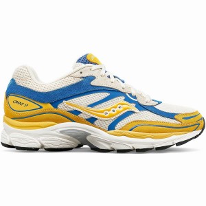 Women's Saucony ProGrid Omni 9 Premium Sneakers Cream / Yellow | Australia S95270-D15