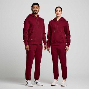 Women's Saucony Recovery Hoody Hoodie Red | Australia S02749-F13