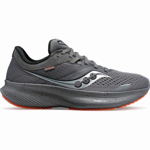 Women's Saucony Ride 16 Running Shoes Grey / Orange | Australia S15380-U56