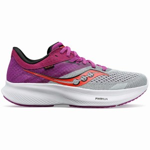 Women's Saucony Ride 16 Running Shoes Purple | Australia S90437-Z72