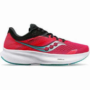 Women's Saucony Ride 16 Running Shoes Rose / Black | Australia S50961-N91