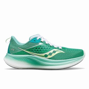 Women's Saucony Ride 17 Running Shoes Mint / White | Australia S10724-J23