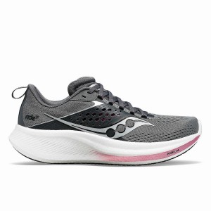 Women's Saucony Ride 17 Running Shoes Purple | Australia S63981-Q29