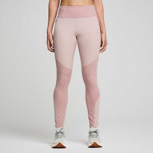 Women's Saucony Runshield Tight Smoke Heather | Australia S86012-F86