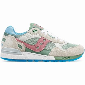 Women's Saucony Shadow 5000 Blue-Footed Booby Sneakers White / Multicolor | Australia S54701-J46