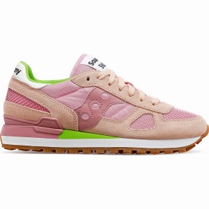 Women's Saucony Shadow Original Sneakers Brown / Pink | Australia S90318-Z60