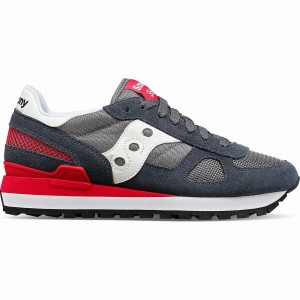 Women's Saucony Shadow Original Sneakers Dark Grey / Red | Australia S21746-E38