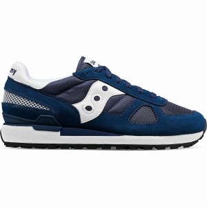 Women's Saucony Shadow Original Sneakers Navy / White | Australia S21496-G83