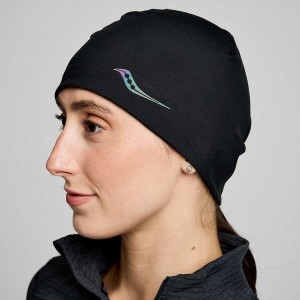 Women's Saucony Solstice Beanie Black | Australia S79164-M94