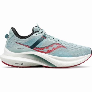 Women's Saucony Tempus Running Shoes Turquoise / Rose | Australia S78320-E40