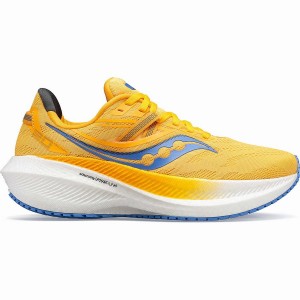 Women's Saucony Triumph 20 Running Shoes Blue / Gold | Australia S24913-V07