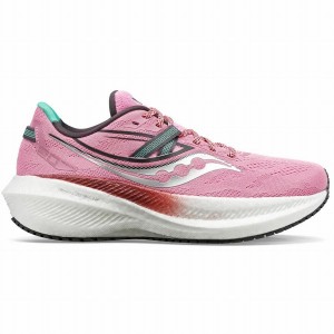 Women's Saucony Triumph 20 Running Shoes Pink | Australia S76249-S75