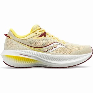 Women's Saucony Triumph 21 Running Shoes Yellow | Australia S83697-N01