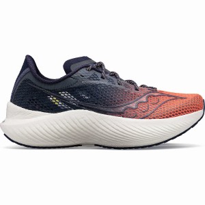 Women's Saucony VIZIPRO Endorphin Pro 3 Running Shoes Orange / Navy | Australia S29768-Q34