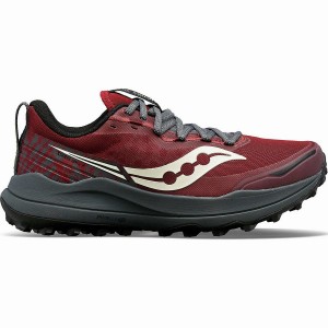 Women's Saucony Xodus Ultra 2 Running Shoes Red / Grey | Australia S51690-E58