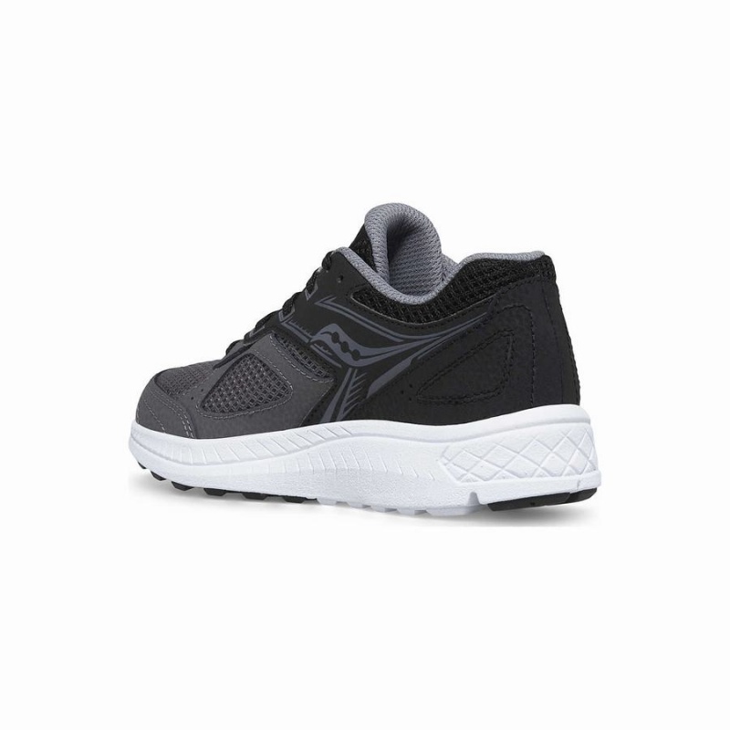 Kids' Saucony Cohesion 14 Lace Sneaker Running Shoes Black / Grey / Blue | Australia S36407-W95