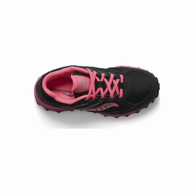 Kids' Saucony Cohesion TR14 Lace Sneaker Running Shoes Black / Pink | Australia S58961-F41