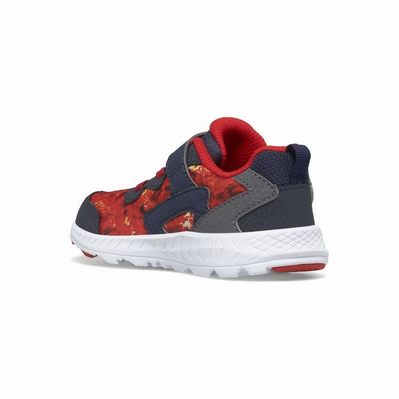 Kids' Saucony Flash 3.0 A/C Jr. Sneaker Running Shoes Navy / Orange | Australia S01965-M09