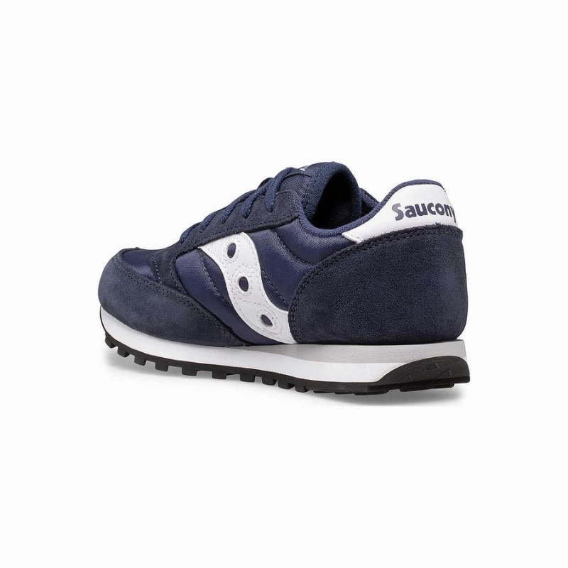 Kids' Saucony Jazz Original Sneakers Navy / White | Australia S15867-H96