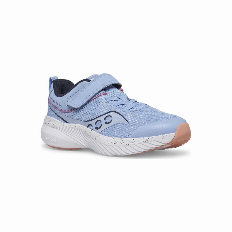 Kids' Saucony Kinvara 14 A/C Sneaker Running Shoes Light Blue | Australia S90823-U65