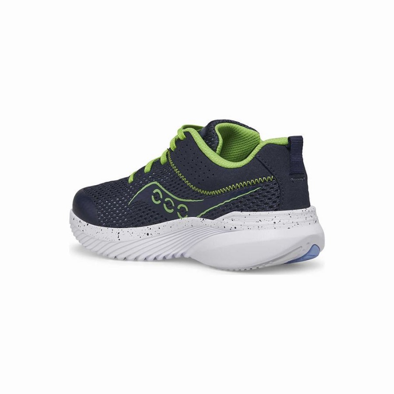 Kids' Saucony Kinvara 14 Sneaker Running Shoes Navy / Green | Australia S03914-E23