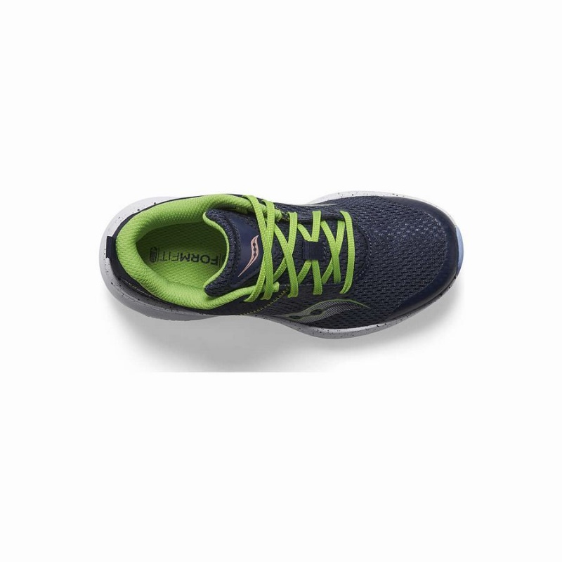 Kids' Saucony Kinvara 14 Sneaker Running Shoes Navy / Green | Australia S03914-E23