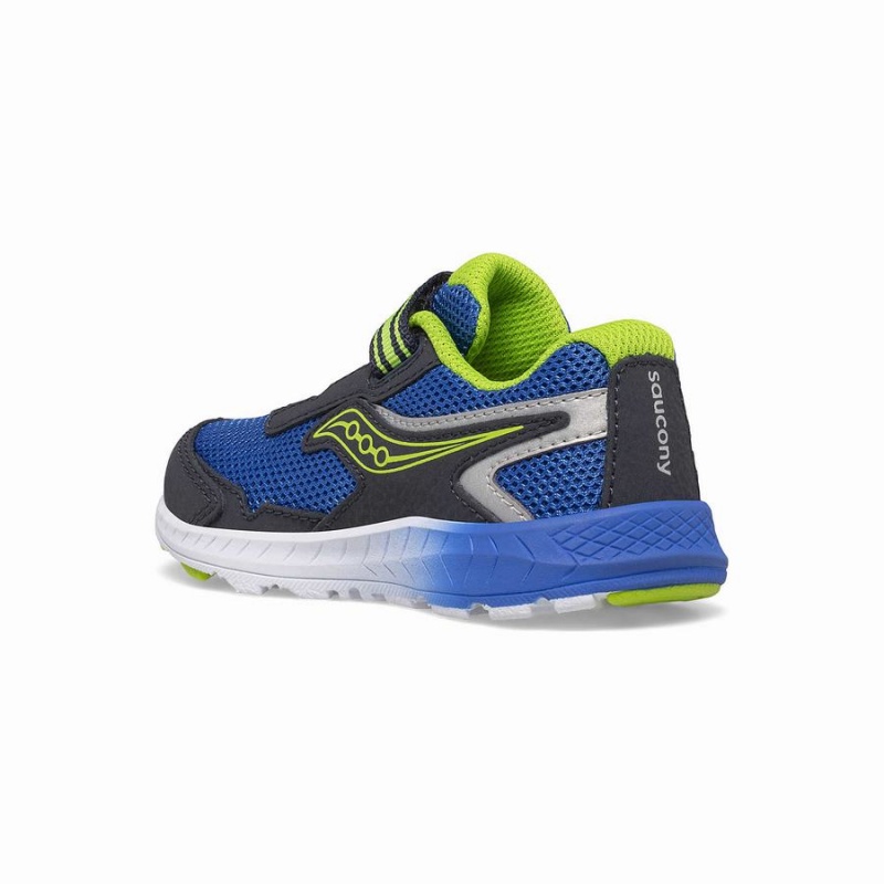 Kids' Saucony Ride 10 Jr. Sneaker Running Shoes Navy / Green | Australia S43620-N42