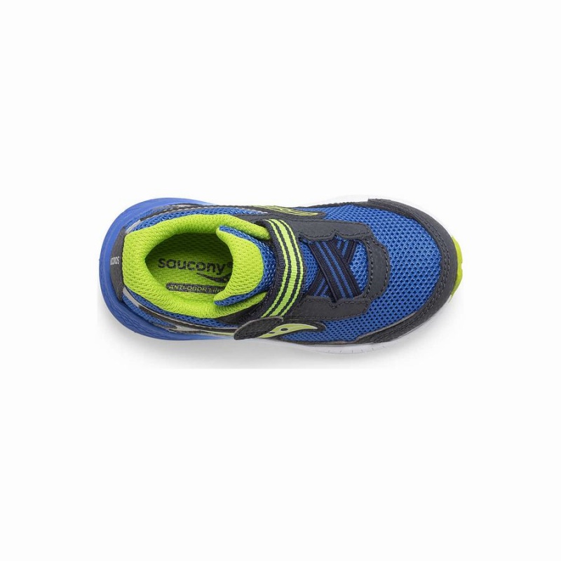 Kids' Saucony Ride 10 Jr. Sneaker Running Shoes Navy / Green | Australia S43620-N42