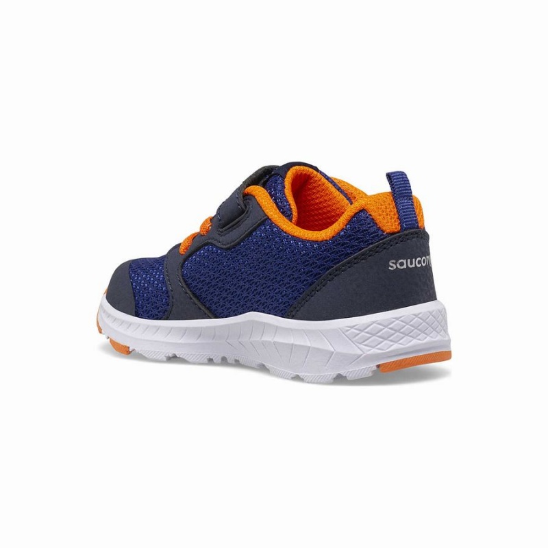 Kids' Saucony Wind FST Jr. Sneaker Running Shoes Navy / Orange | Australia S43725-M18