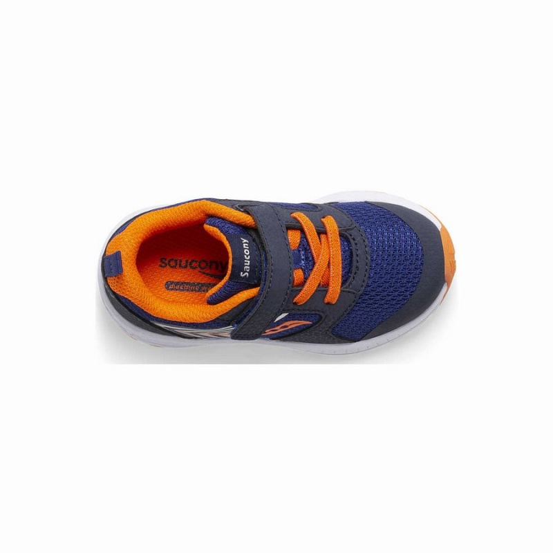 Kids' Saucony Wind FST Jr. Sneaker Running Shoes Navy / Orange | Australia S43725-M18