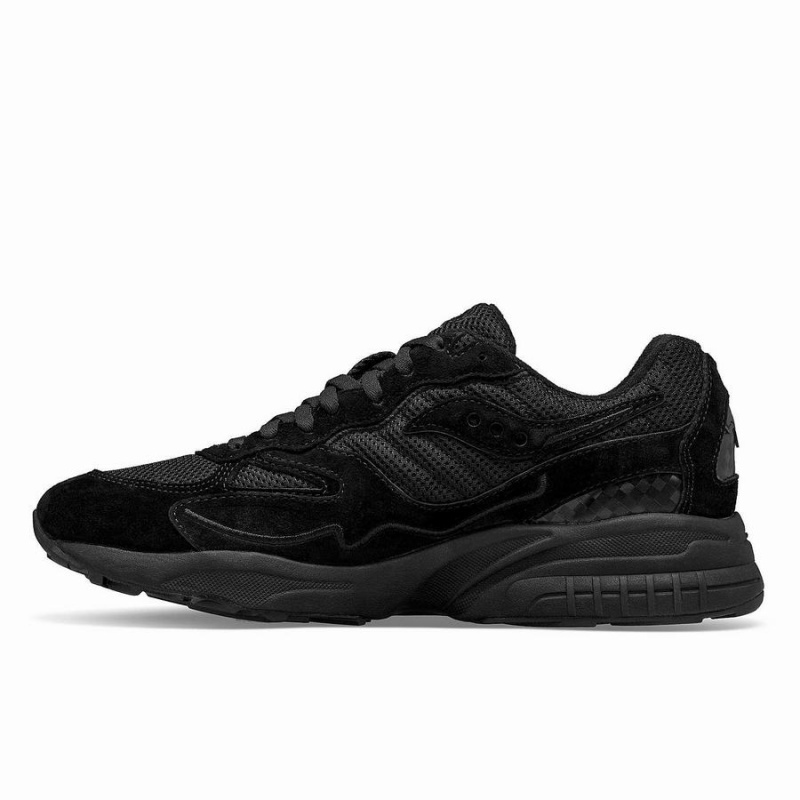 Men's Saucony 3D Grid Hurricane Event Horizon Sneakers Black | Australia S60815-P26