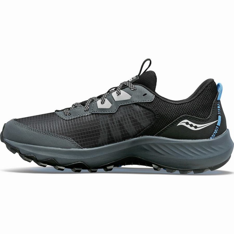 Men's Saucony Aura TR GTX Running Shoes Grey / Black | Australia S42975-N53