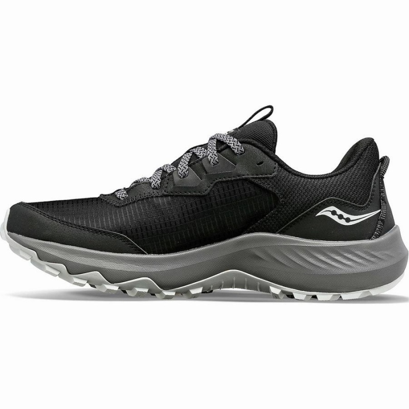 Men's Saucony Aura TR Running Shoes Black / Grey | Australia S53746-Y84