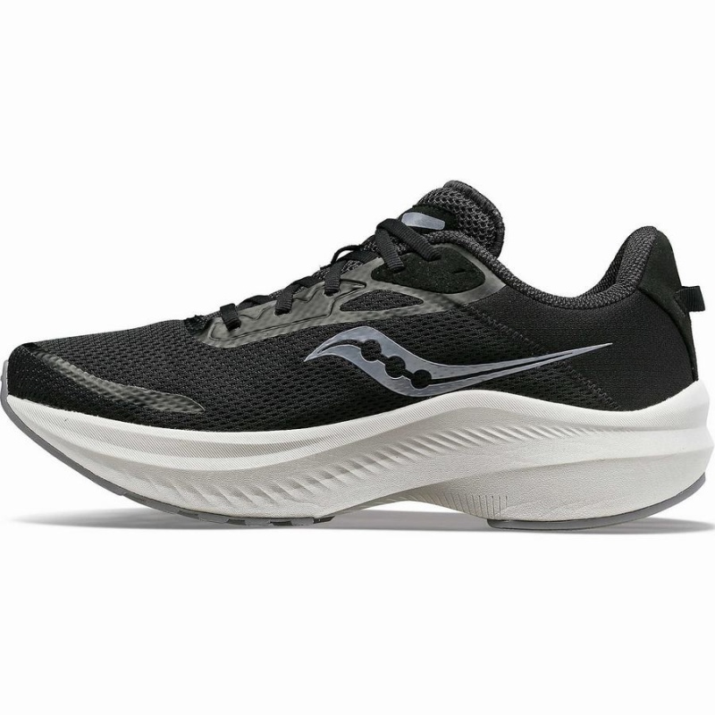 Men's Saucony Axon 3 Running Shoes Black / White | Australia S54108-T71