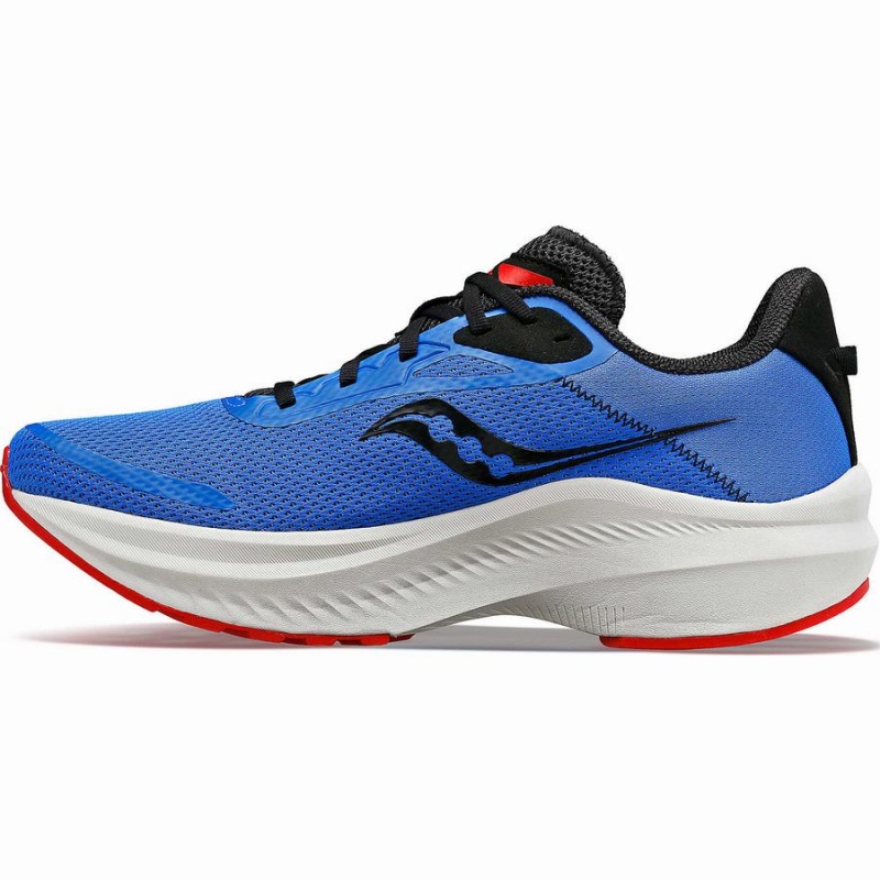 Men's Saucony Axon 3 Running Shoes Blue / Black | Australia S85271-L23