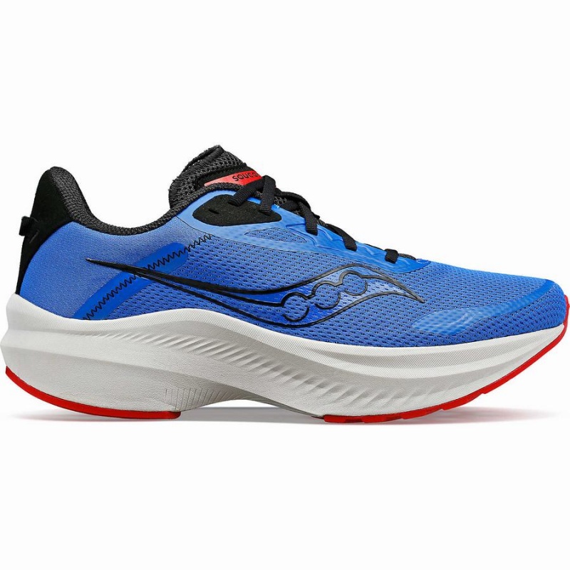 Men\'s Saucony Axon 3 Running Shoes Blue / Black | Australia S85271-L23