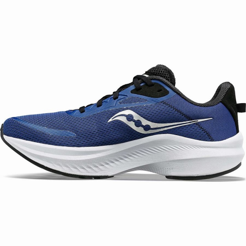 Men's Saucony Axon 3 Running Shoes Indigo / Black | Australia S26439-K07