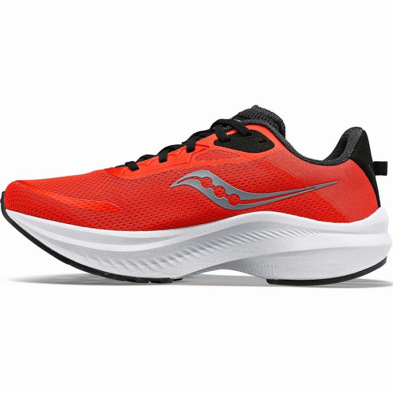 Men's Saucony Axon 3 Running Shoes Red / Black | Australia S78516-Y56