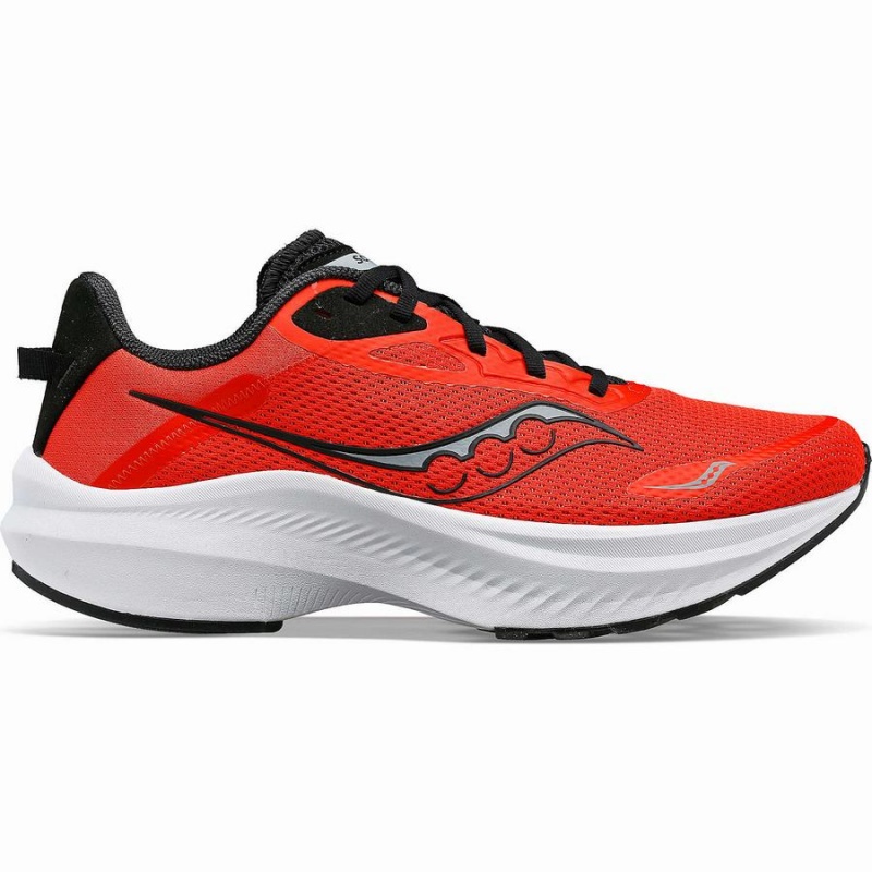 Men\'s Saucony Axon 3 Running Shoes Red / Black | Australia S78516-Y56