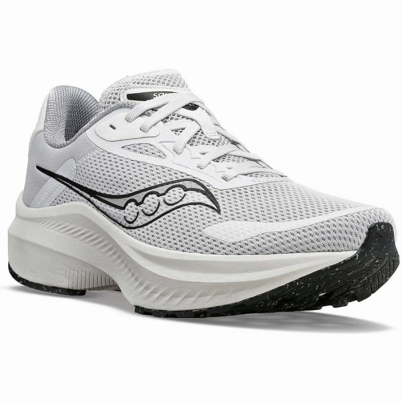 Men's Saucony Axon 3 Running Shoes White / Black | Australia S23501-W56