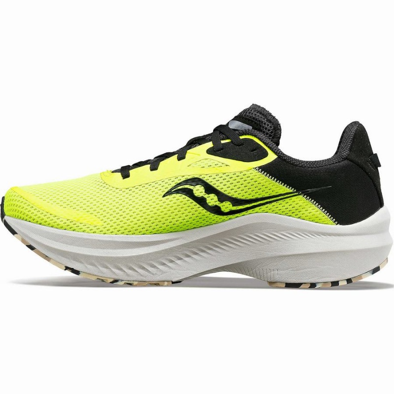 Men's Saucony Axon 3 Running Shoes Yellow / Black | Australia S35928-R63