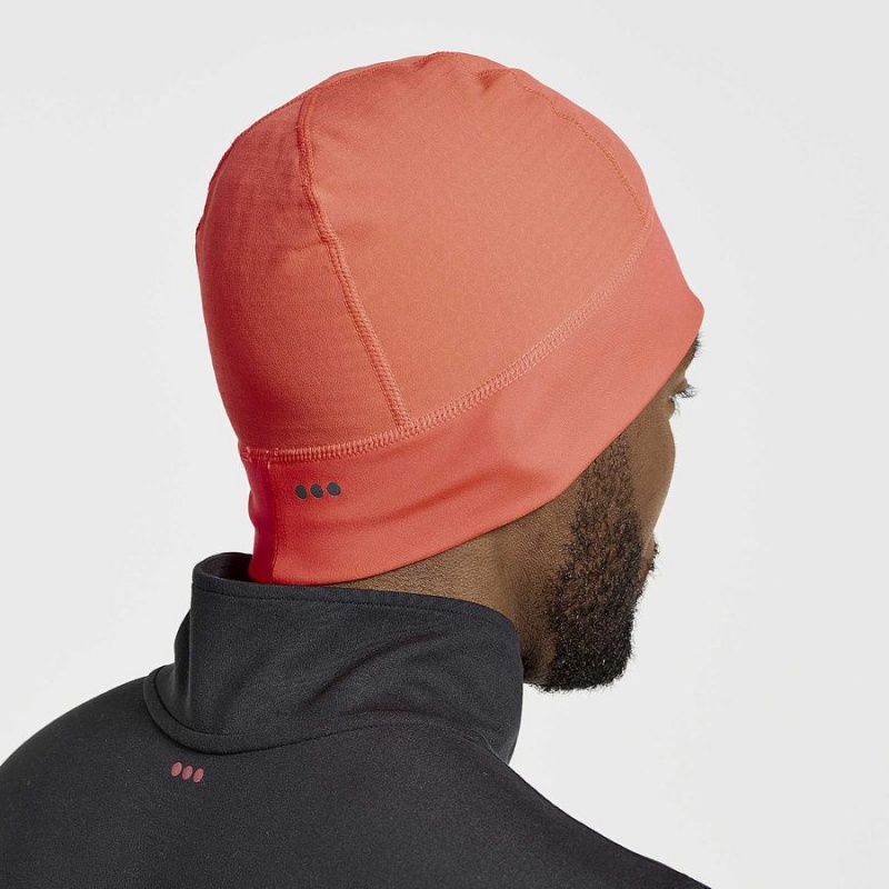 Men's Saucony Bluster Wind Beanie Red | Australia S69273-D21