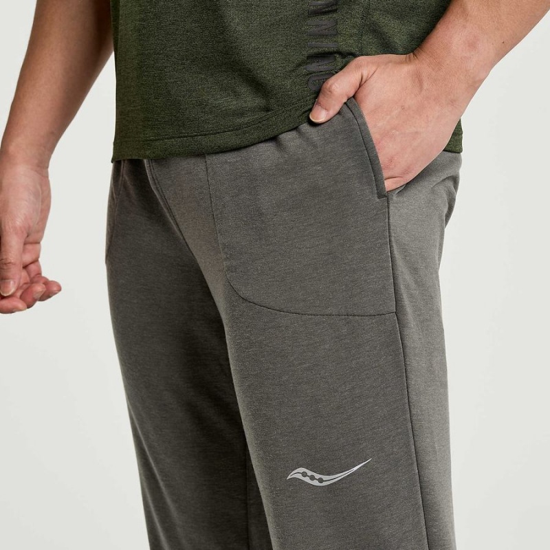 Men's Saucony Boston Pants Dark Green | Australia S76214-G15