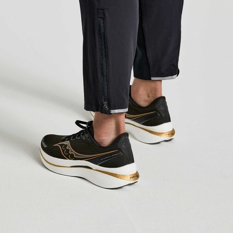 Men's Saucony Boston Woven Pants Black | Australia S19475-F79