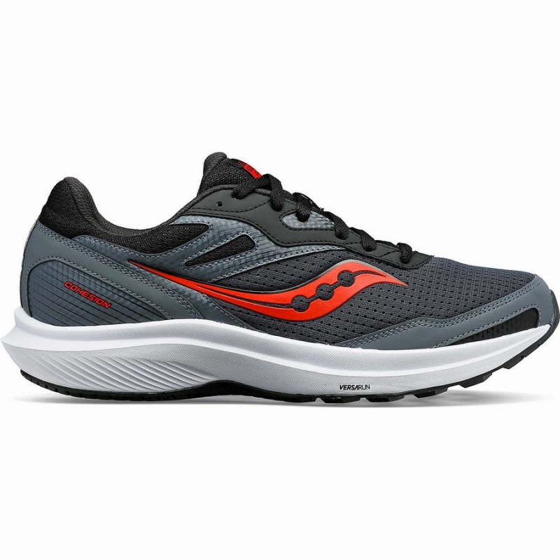 Men\'s Saucony Cohesion 16 Running Shoes Grey / Red Blue | Australia S20974-J78