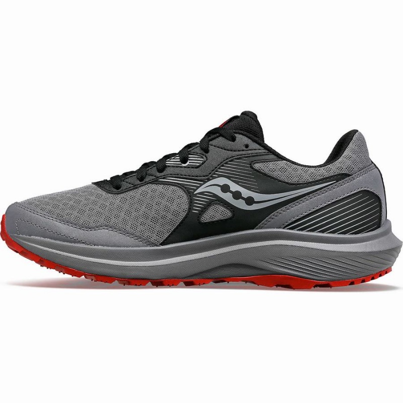 Men's Saucony Cohesion TR16 Running Shoes Grey / Burgundy | Australia S80647-Y81