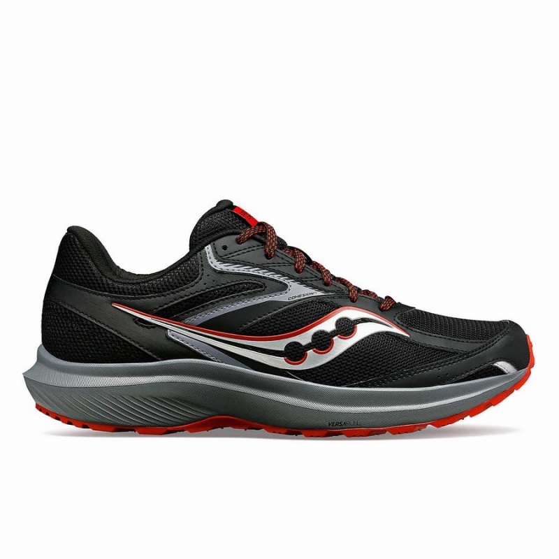 Men\'s Saucony Cohesion TR17 Running Shoes Black / Orange | Australia S02138-H56