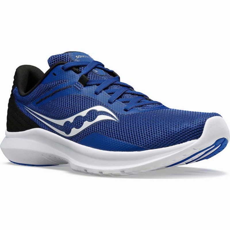 Men's Saucony Convergence Walking Shoes Indigo / Black | Australia S61507-L50